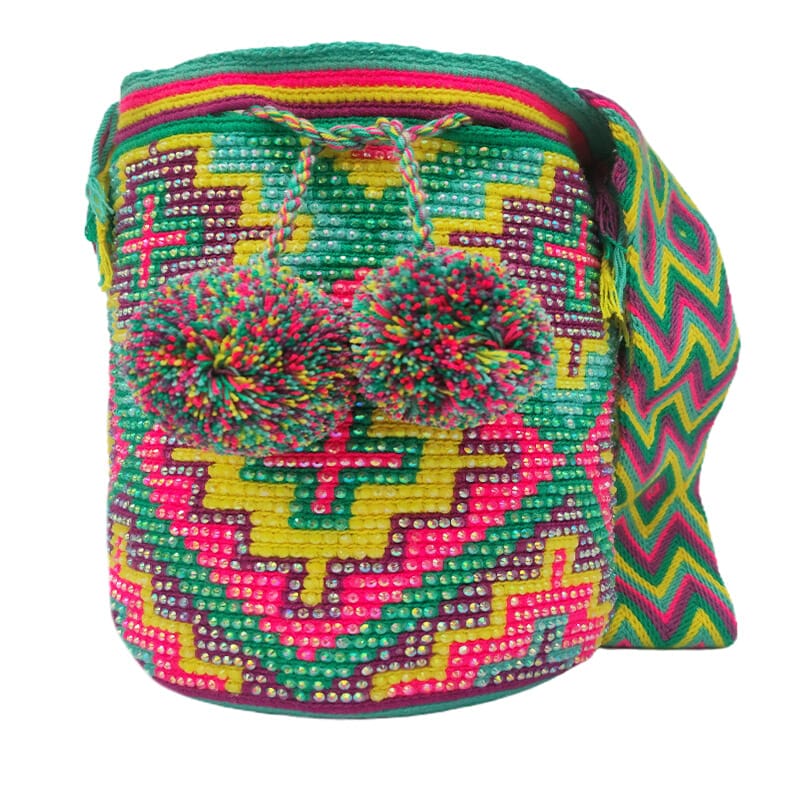 Mochila Wayuu Dec Geo Past Piedras Mi Arte